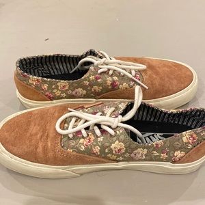 Fall Floral Memory Foam Vans